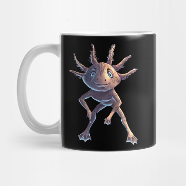 Cute Axolotl Gift Axolotl Lover by Charaf Eddine